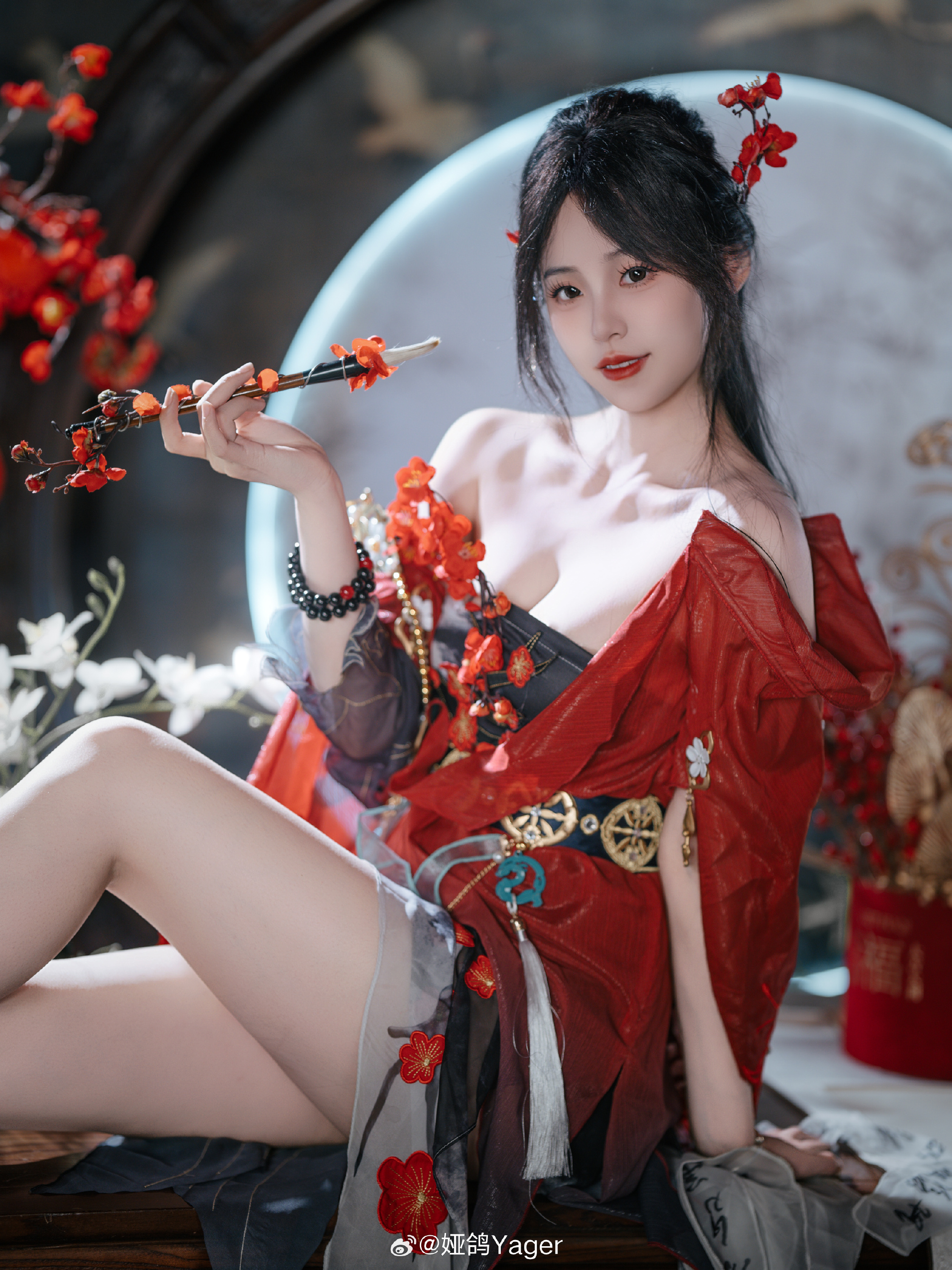 j9九游真人游戏第一平台新年戒色别搞👍永劫主持娅鸽晒照：一片雪白摄人心魄🥵