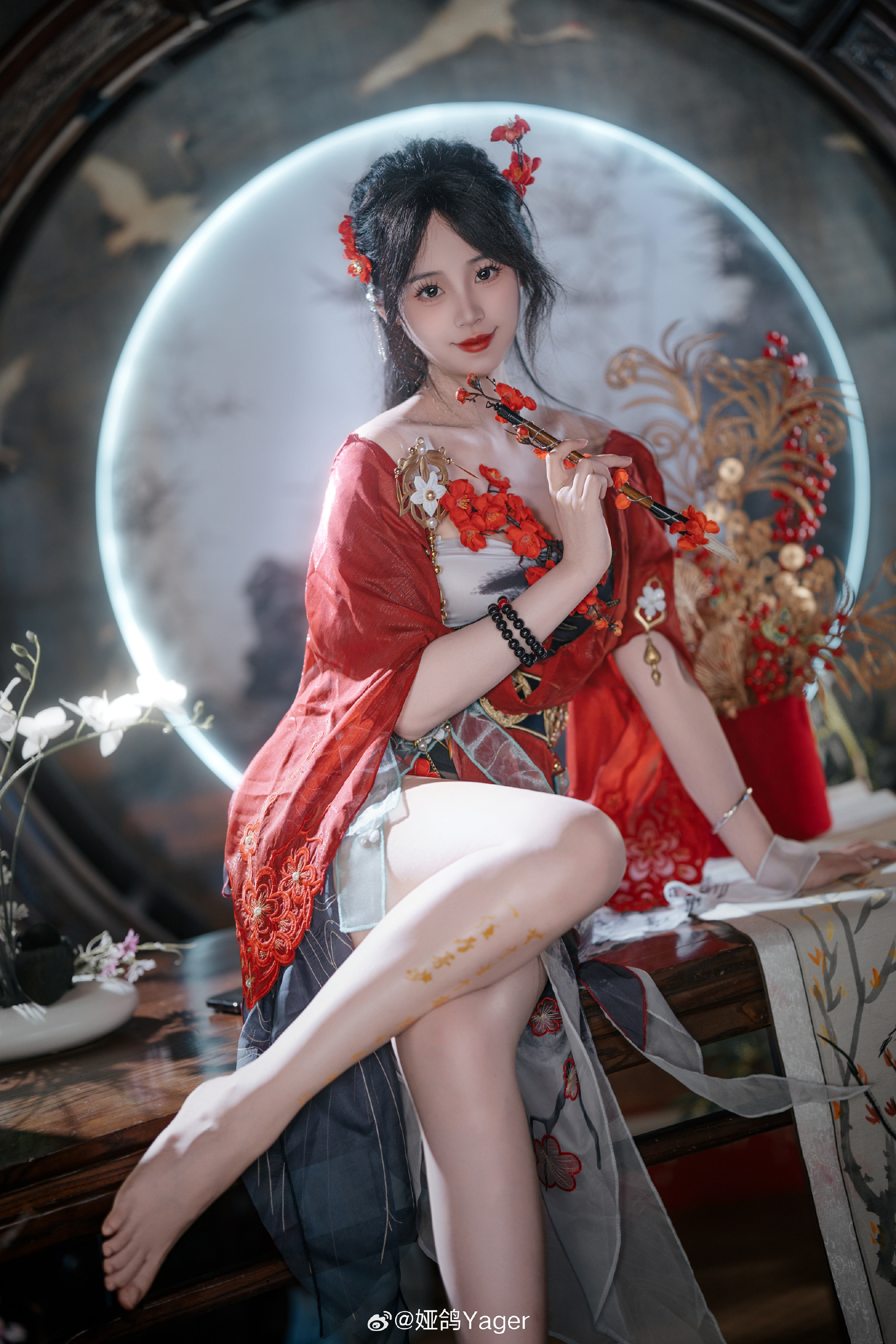 j9九游真人游戏第一平台新年戒色别搞👍永劫主持娅鸽晒照：一片雪白摄人心魄🥵